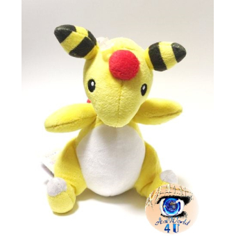 Officiële Pokemon knuffel Ampharos 18cm Sanei